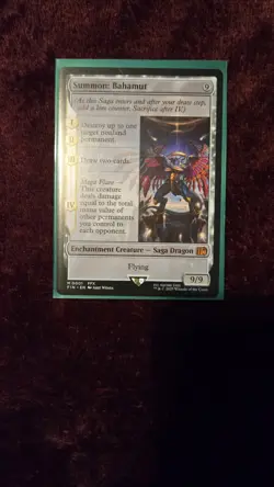 Summon: Bahamut Mythic Card Magic: The Gathering Final Fantasy Card 0001 M - Image 1