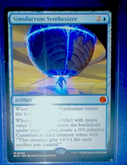 Magic: The Gathering Simulacrum Synthesizer Outlaws Artifact Blue M0006 NM - Image 1
