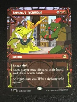 MTG Teenage Mutant Ninja Turtles Raphael's Technique Showcase 0237 NM Rare - Image 1
