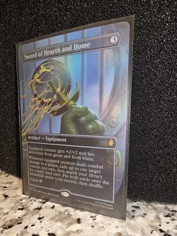 TMNT MTG - Sword of Hearth and Home Borderless Commander Promo Foil (Near Mint) - Image 2