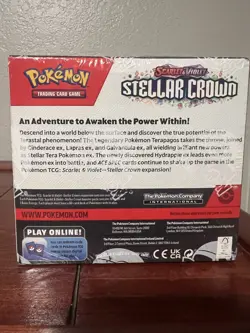Pokemon TCG Stellar Crown Booster Box 36 Packs NEW FACTORY SEALED FREE SHIPPING - Image 2