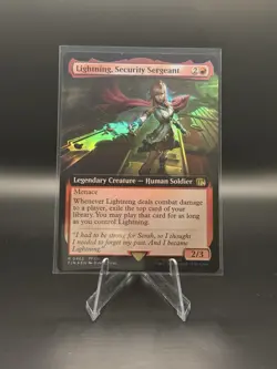 Lightning, Security Sergeant (Extended Art) Final Fantasy Foil - Image 1