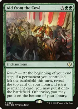 Aid from the Cowl MTG March of the Machine Commander Rare NM x4 - Magic Card - Image 1