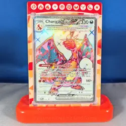 Charizard EX SVP056 Scarlet Violet Promo NM in UP Display Case Pokemon TCG - Image 1