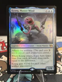 MTG: TMNT - Krang, Master Mind Foil R 0043 - Image 1