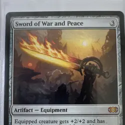 Sword of War and Peace Double Masters Mythic Artifact 300/332 Regular 2020 - Image 3