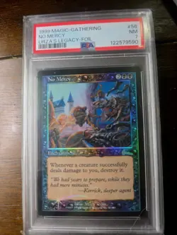 1999 MTG No Mercy Foil PSA 7 POP 3 Urza's Legacy Rare - Image 1