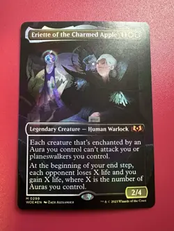 *** Eriette of the Charmed Apple *** Borderless Foil Wilds of Eldraine NM MTG - Image 1