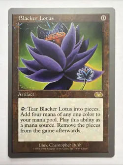 Blacker Lotus - LP MTG Unglued Rare 1998 - Image 1