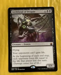 Magic: The Gathering Archfiend of Despair Battlebond Mythic Creature Black - Image 1