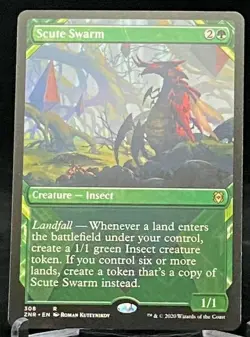 Magic the Gathering MTG Zendikar Rising Scute Swarm - Rare - Image 1