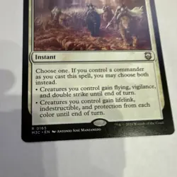 Akroma's Will Commander Modern Horizons 3 Rare Instant MTG Card 0165 English - Image 2
