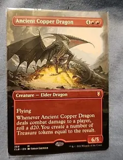 Ancient Copper Dragon (Borderless) Commander Legends: Battle for Baldur's... - Image 1