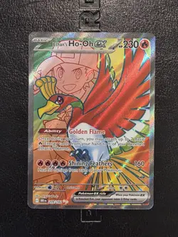 Pokemon Ethan's Ho-Oh EX 209/182 SV10: Destined Rivals Ultra Rare Full Art NM - Image 1