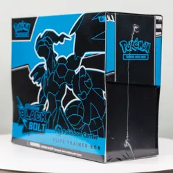 Black Bolt and White Flare POKEMON CENTER ETB Elite Trainer Box SEALED SET - Image 3