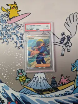 2024 POKEMON TWM EN-TWILIGHT MASQUERADE ULTRA RARE #204 CARMINE PSA 9 - Image 1