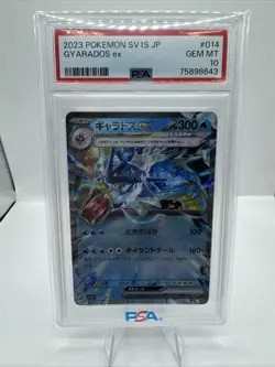 Gyarados ex 014/078 sv1s Japanese Pokemon Card ~ PSA GEM MT 10 - Image 1