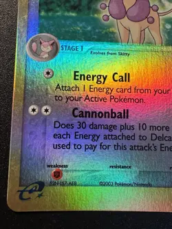Delcatty 29/109 EX Ruby & Sapphire Pokemon Card Reverse Holo Foil Rare LP - Image 5