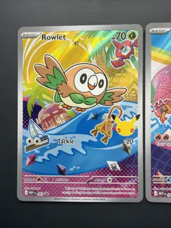 Popplio Rowlet Litten 043 044 045 Set Pokemon 30th Anniversary First Partner - Image 2