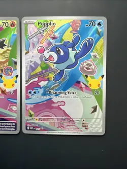 Popplio Rowlet Litten 043 044 045 Set Pokemon 30th Anniversary First Partner - Image 4