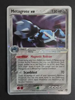 Pokemon Metagross ex 95/108 EX Power Keepers Ultra Rare Holo 150 HP English Card - Image 1