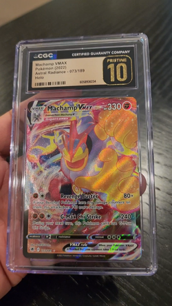 MACHAMP VMAX - CGC PRISTINE 10 - 2022 POKEMON ASTRAL RADIANCE HOLO - 073/189 - Image 2