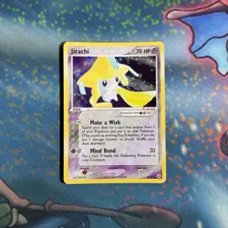 Pokemon Jirachi Holo Rare TCG Card 2004 Hidden Legends 8/101 NM/LP - Image 1