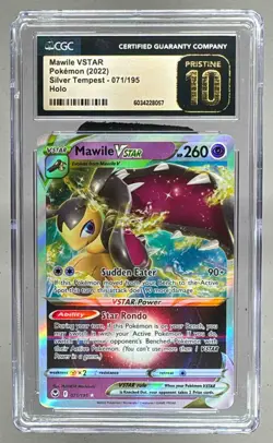 8057 Mawile VSTAR 2022 Pokemon Sword Shield Silver Tempest #071 CGC 10 PRISTINE - Image 1