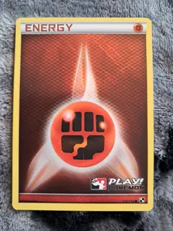Fighting Energy - (Play! Pokemon) 110/114 Holo - Image 1