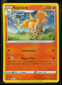 Pokemon RAPIDASH - CLC 005/034 Classic Collection - HOLO - MINT - Image 1