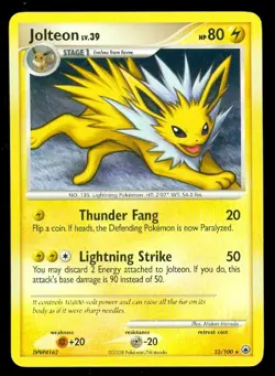 Pokemon JOLTEON 23/100 Majestic Dawn - RARE - Lightly Played - Image 1