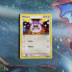 Whismur #73/106 EX Emerald Reverse Holo Pokemon Card 2005 Stamped - NM/LP - Image 1