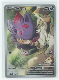 SV: Scarlet & Violet Promo Cards (SVP) N's Zorua - #189 Pokemon Center - Image 1