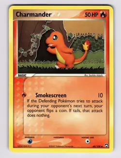 Charmander 48/108 Power Keepers 2007 Pokemon HP Sachiko Adachi - Image 1