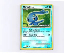 Manaphy 9/130 Diamond & Pearl Reverse Holo Rare STAMPED Pokemon TCG - Image 1