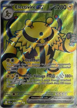 Electivire ex 212/182 Ultra Rare Destined Rivals Pokemon Near Mint - Image 1