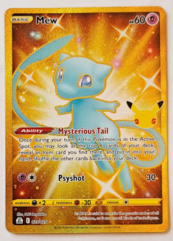 Pokemon TCG: Mew Celebrations #025/025 MINT - Image 1
