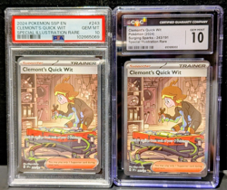 2 - 2024 Pokemon Slabs 2 CLEMONTS QUICK WIT CGC 10 And PSA 10 - Image 1