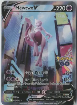Pokemon GO #072/078 Mewtwo V (Alternate Full Art) - Image 1