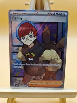 Pokemon TCG Penny Scarlet & Violet Holo Ultra Rare Card 239/198 - NM - Image 1