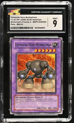 Elemental Hero Mudballman MDP2-EN002K Mail-in Yu-gi-oh! CGC 9 Mint *013 - Image 1