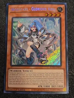 Argostars - Glorious Adra SUDA-EN010 Secret Rare 1st Edition LP - Image 1