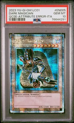 PSA 10 Dark Magician LC01-EN005 25th Quarter Century Secret Rare ITA Yugioh - Image 1