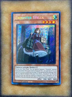 Yugioh Exosister Stella MP23-EN253 Secret Rare 1st Ed NM - Image 1