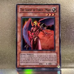 YuGiOh • The Agent of Force - Mars • AST-009 • Unlimited Holo Super Rare • LP - Image 1