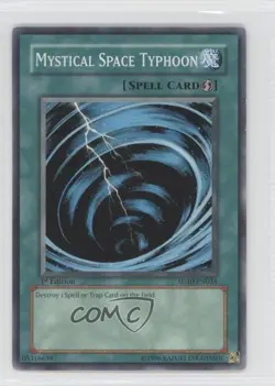 Mystical Space Typhoon 1st Ed. YuGiOh Machine Re-Volt Structure Deck #SD10-EN024 - Image 1
