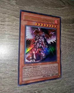 Yugioh, Horus the Black Flame Dragon LV8 SOD-EN008, Ultra Rare, 1st Edition, LP - Image 4