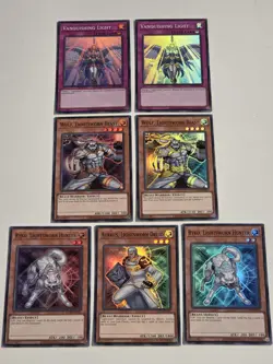 Aurkus, Lightsworn Druid LODT-EN081 Super Rare Yugioh Lightsworn Deck Core x7 - Image 1