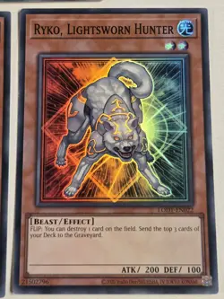 Aurkus, Lightsworn Druid LODT-EN081 Super Rare Yugioh Lightsworn Deck Core x7 - Image 4