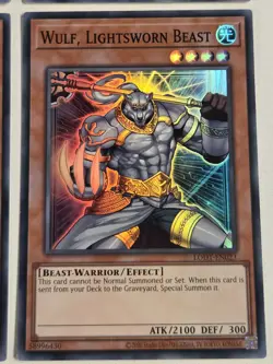 Aurkus, Lightsworn Druid LODT-EN081 Super Rare Yugioh Lightsworn Deck Core x7 - Image 5